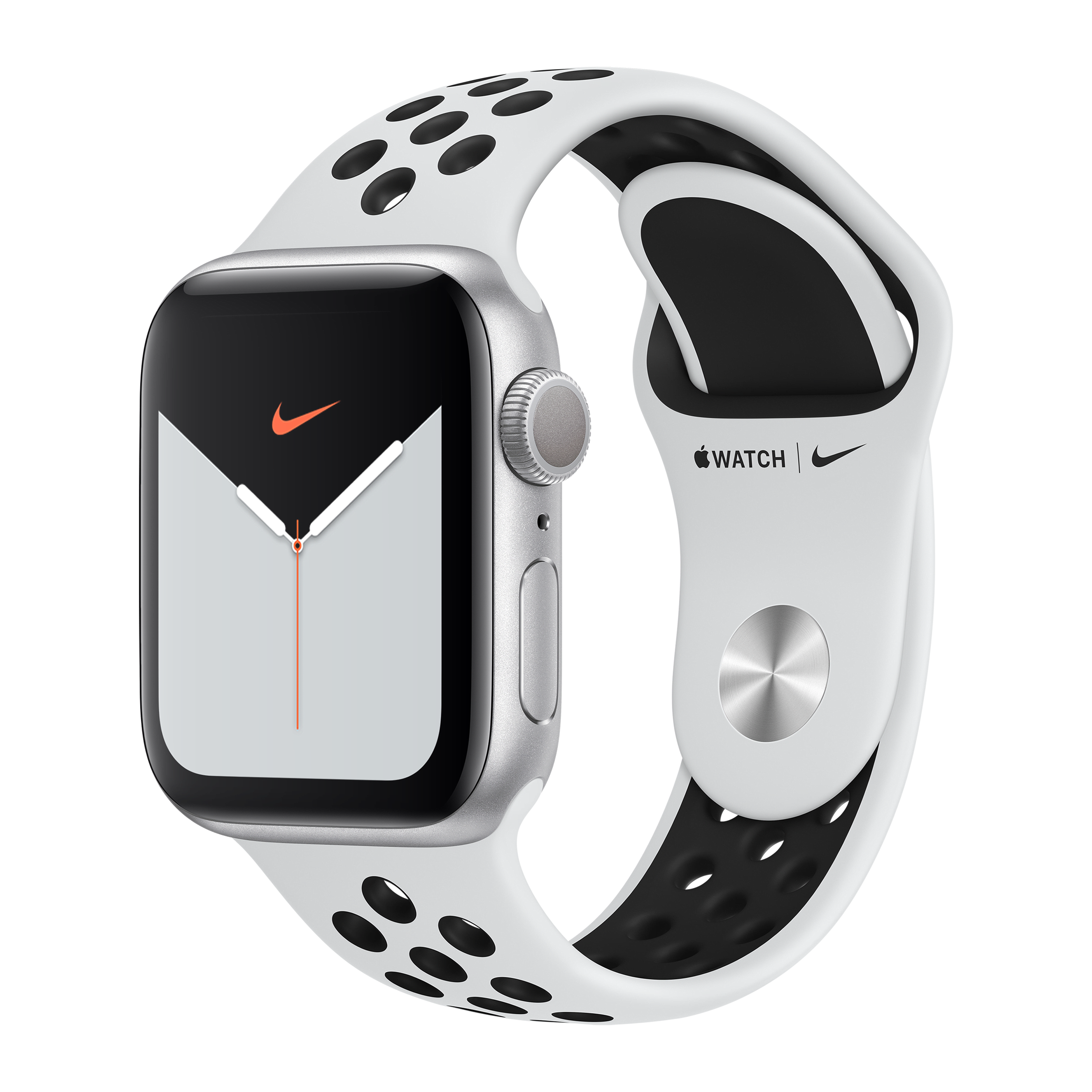 Silver aluminum case with summit white nike sport loop online